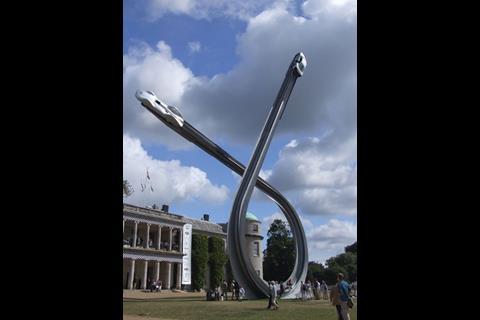 Gerry Judah's sculpture for the Festival of Speed
